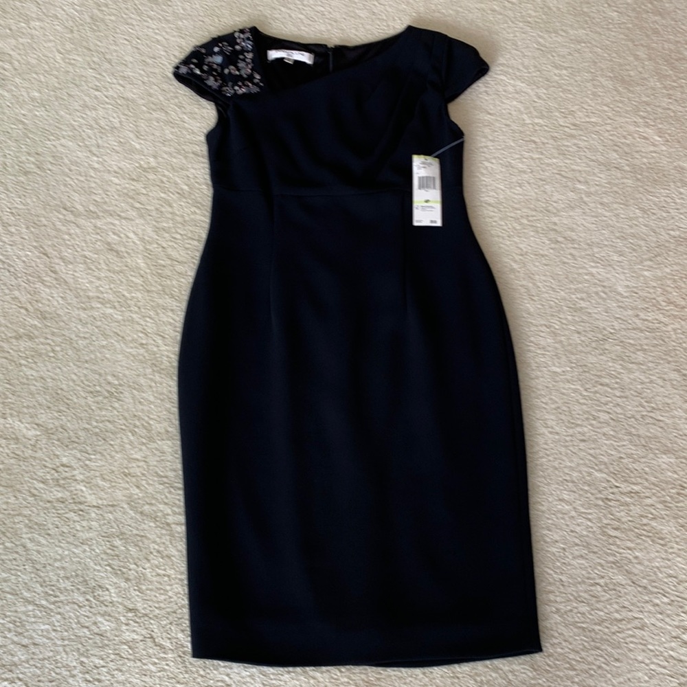 Evan-Picone black evening dress